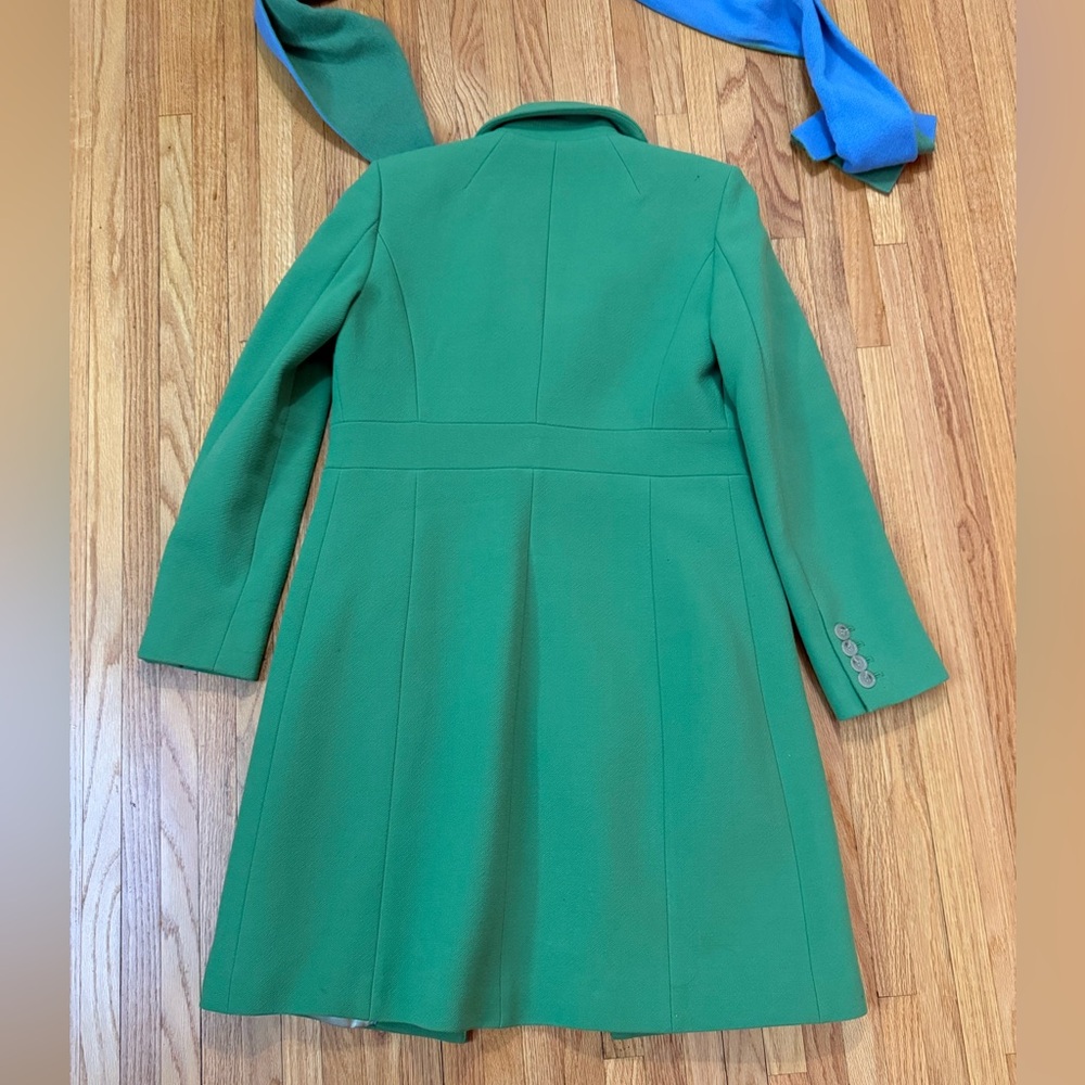 Green JCrew winter jacket size 6 - Picture 2 of 9